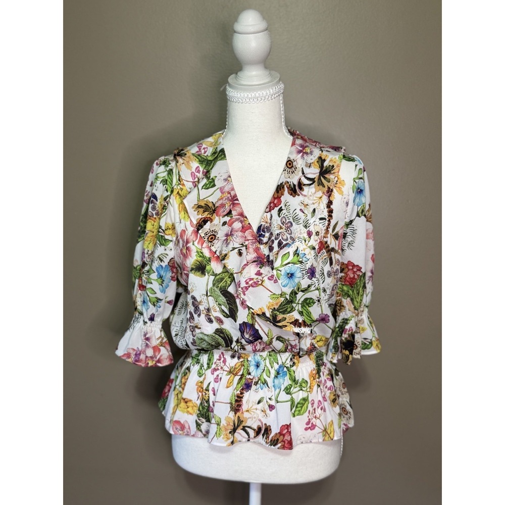 Women's Philosophy Peplum Top Size XS